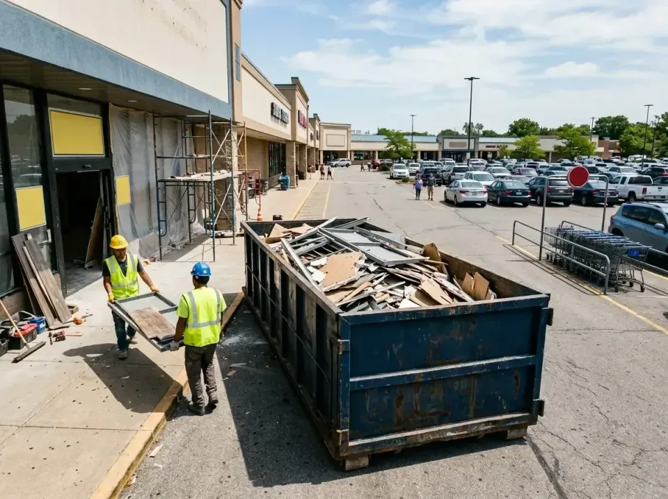 retail-store-renovation-debris-003 — frequently asked questions, Roll-off Dumpster Rentals in Vilonia, AR